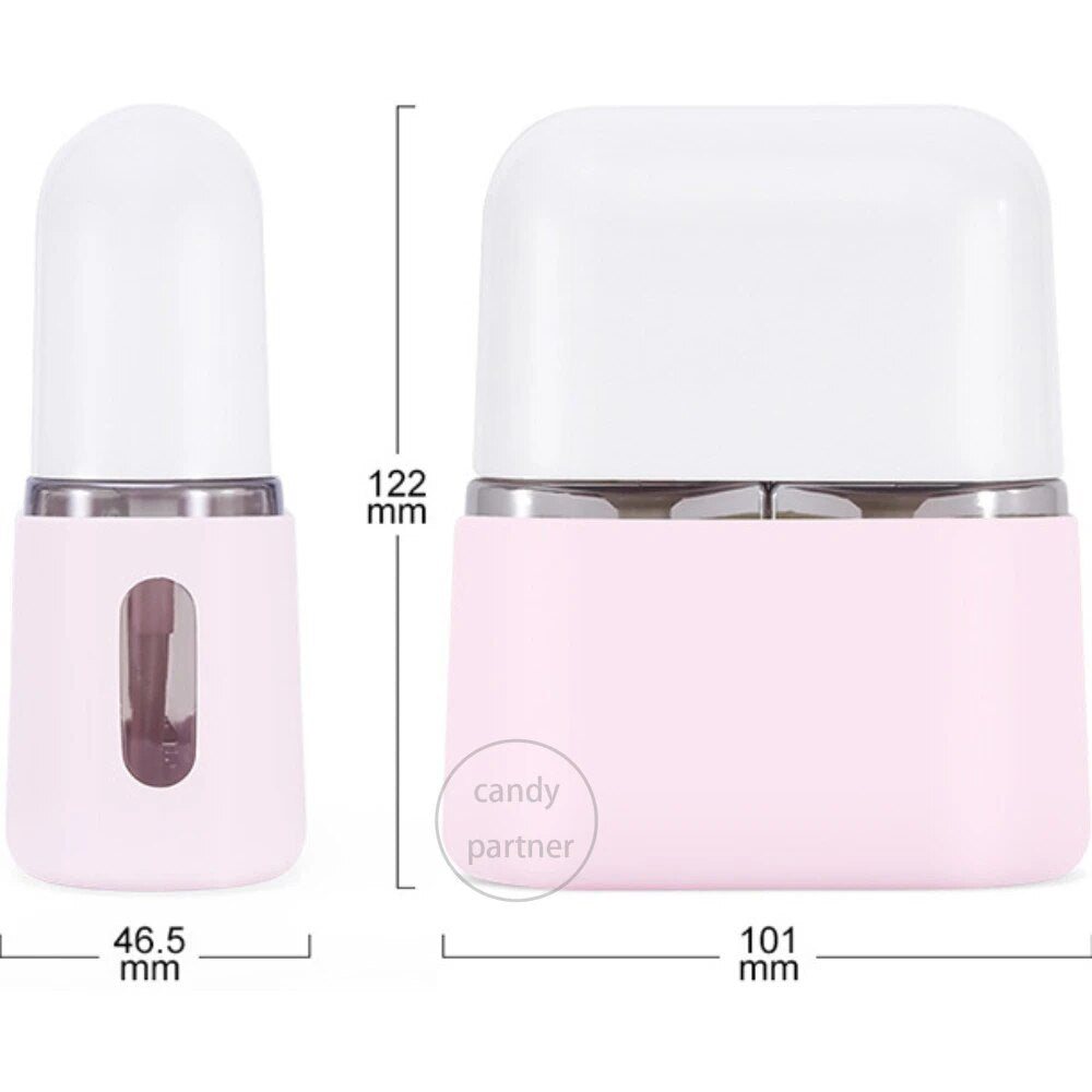 Mini Shampoo Dispenser Portable Travel Bottle Set