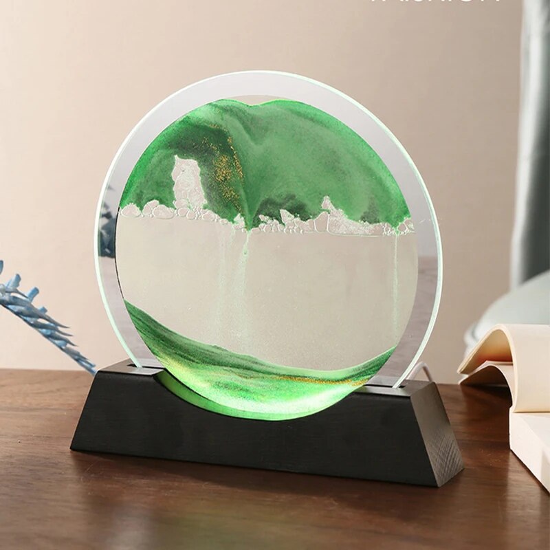 Moving Sand Art with Lighting LED Quicksand Night Light 3D