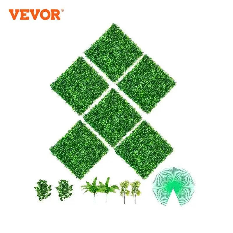 Artificial Plants Grass Wall Panel Boxwood