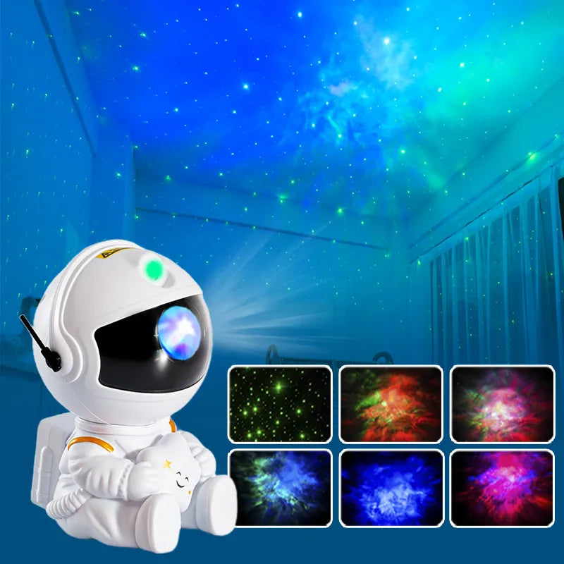 Astronaut Star Galaxy Projector Light - With Timer and Remote