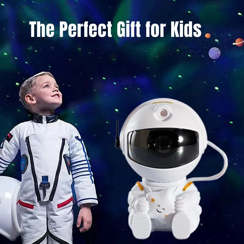 Astronaut Star Galaxy Projector Light - With Timer and Remote